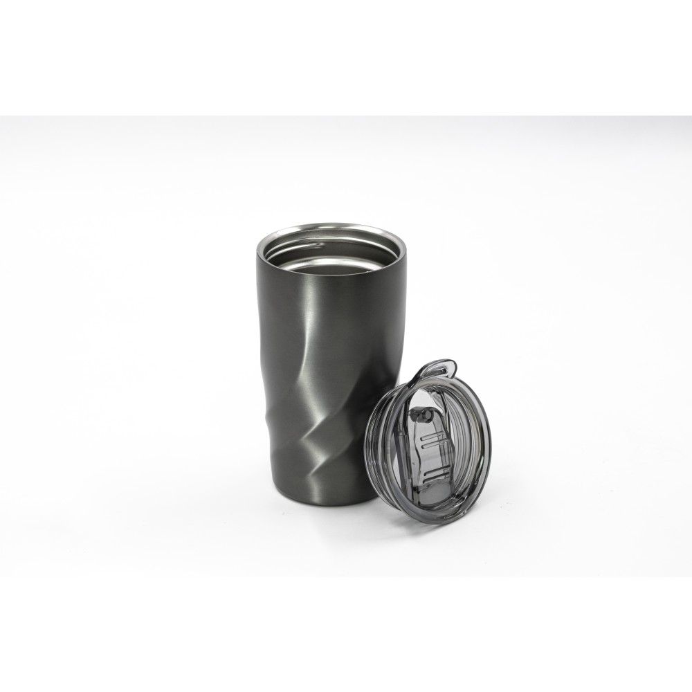 Brandcharger Vortex Calix travel mug, gun metal