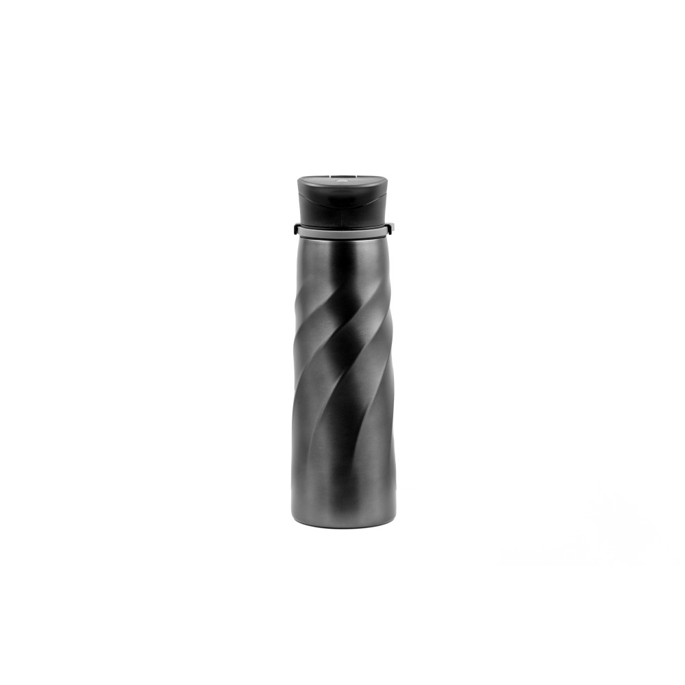Brandcharger Vortex Athletica drinking bottle, gun metal