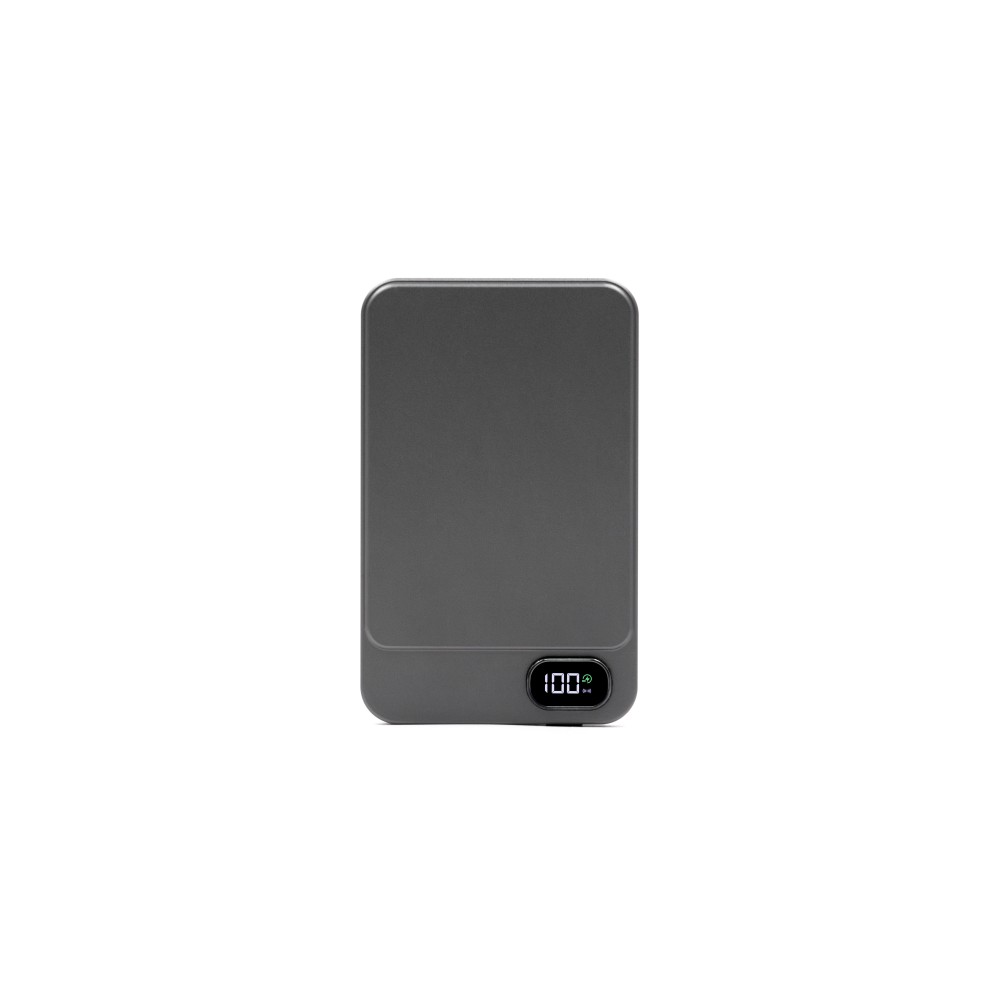 Brandcharger Powerwave 10000 wireless powerbank, gun metal