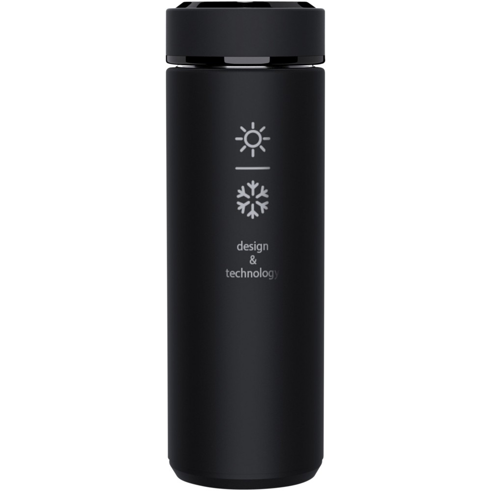 SCX.design D10 insulated smart bottle, Solid black